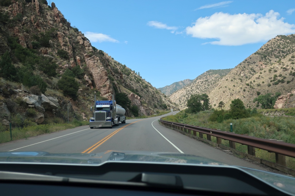 Route pour Durango